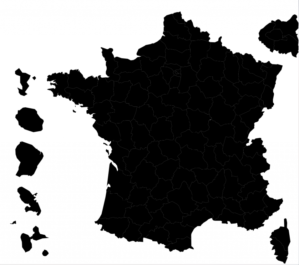 Carte De France Régions Départements En Svg Régis Enguehard 